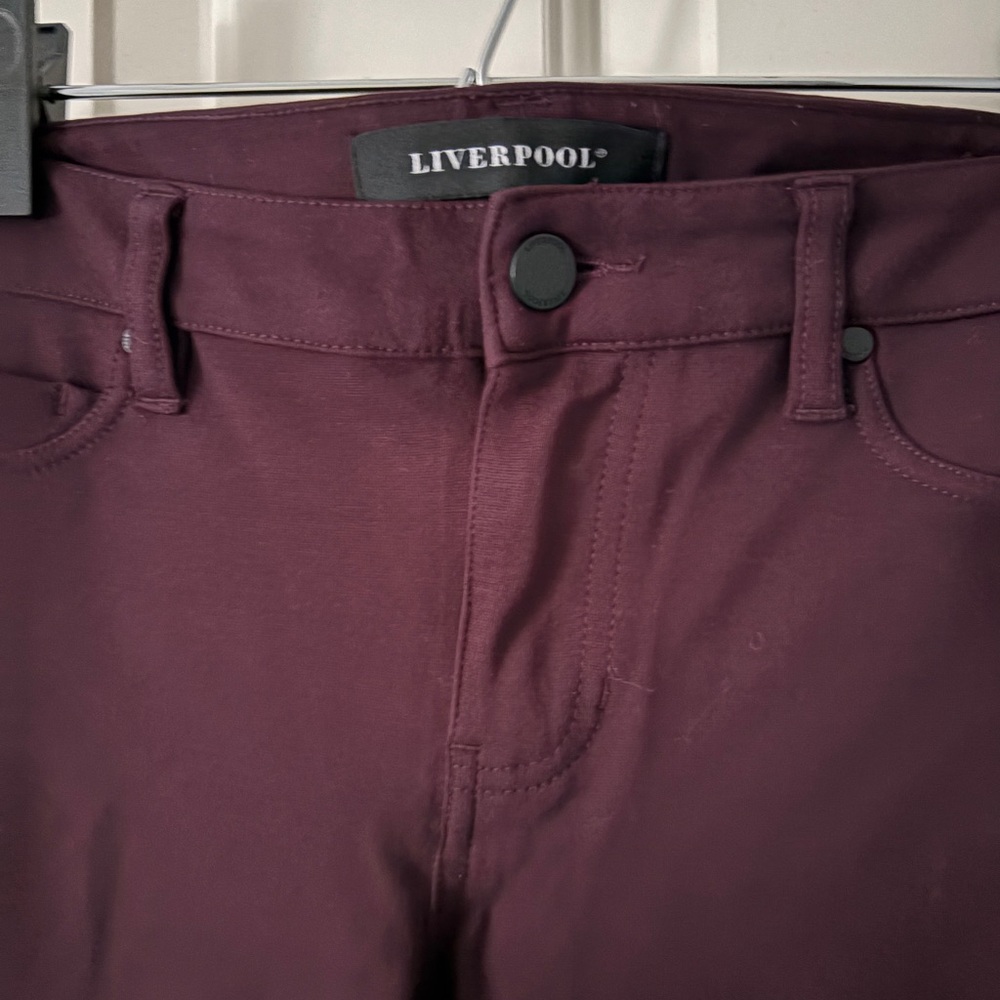Liverpool Deep Burgundy Pants